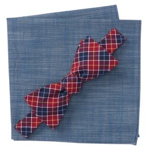 NWT Penguin Bow Tie with Pocket Square